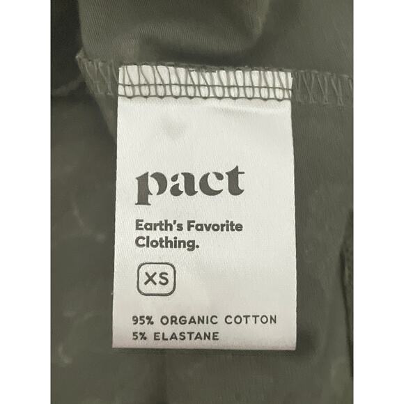 Pact Mod Leopard Fit & Flare Shorty Midi Dress Green XS Midi Organic Cotton - Picture 12 of 13